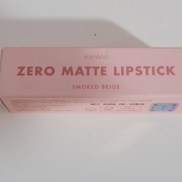 Romand Zero Matte Lipstick - Shade Smoked Beige NIB - Picture 8 of 13